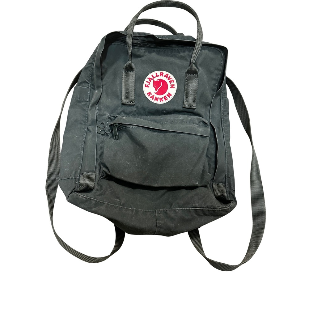 Fjallraven Kanken Classic Backpack Forest Green Vinylon Daypack School Travel